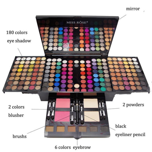 180 Colors Eyes Shadow Blush Set Personalized