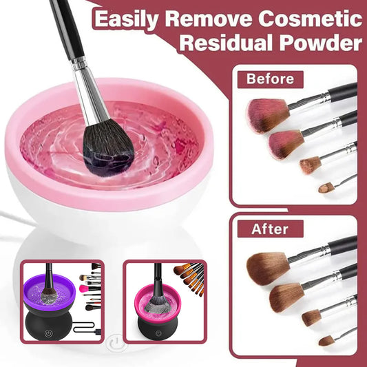 Electric Makeup Brush Cleaner Machine Portable