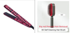 Self Cleaning Hair Brush For Women One-key Cleaning