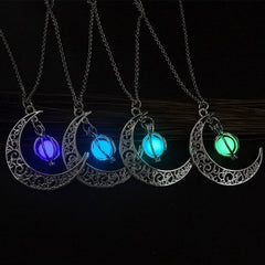 Fashion Moon Natural Glowing Stone Healing