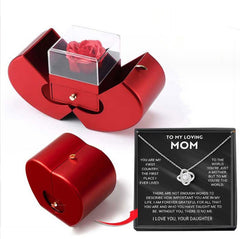 Fashion Jewelry Box Red Apple Christmas