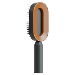 Self Cleaning Hair Brush For Women One-key Cleaning