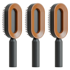 Self Cleaning Hair Brush For Women One-key Cleaning