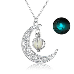 Fashion Moon Natural Glowing Stone Healing