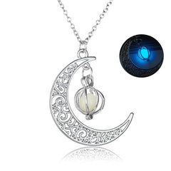 Fashion Moon Natural Glowing Stone Healing