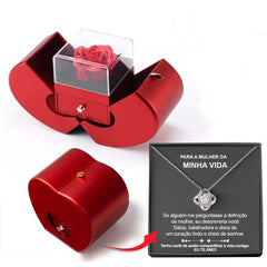 Fashion Jewelry Box Red Apple Christmas