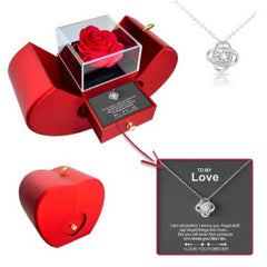 Fashion Jewelry Box Red Apple Christmas