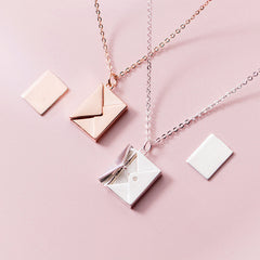 Fashion Jewelry Envelop Necklace