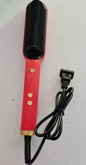 New 2 In 1 Hair Straightener Hot Comb Negative Ion