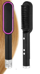 New 2 In 1 Hair Straightener Hot Comb Negative Ion