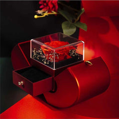 Fashion Jewelry Box Red Apple Christmas