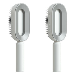 Self Cleaning Hair Brush For Women One-key Cleaning