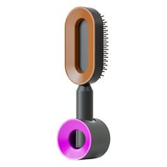 Self Cleaning Hair Brush For Women One-key Cleaning