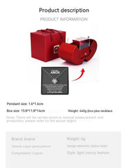 Fashion Jewelry Box Red Apple Christmas